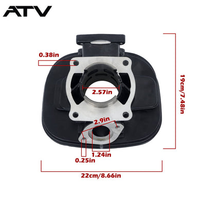 Solidspare For Yamaha 1987-2006 Blaster 200 Cylinder Piston gasket Seal Kit 66mm ATV