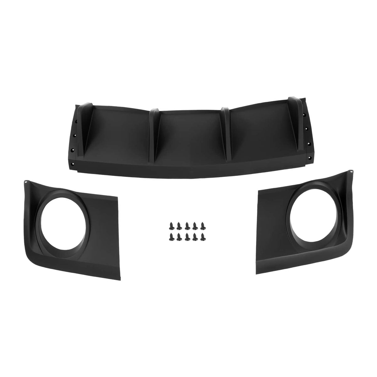 Solid Spare Fits Chevrolet Camaro 2010-2013 Matte Rear Bumper Lip Diffuser Spoiler PP