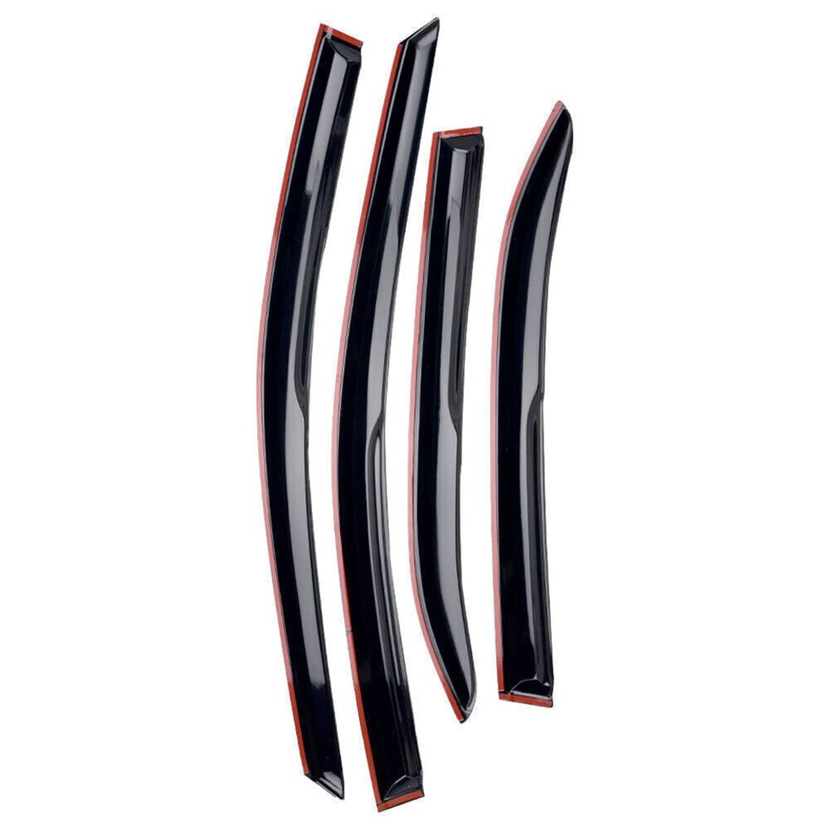 Solidspare New For 18-24 8th Gen Toyota Camry JDM 3D Mugen Style Window Visors Rain Guards