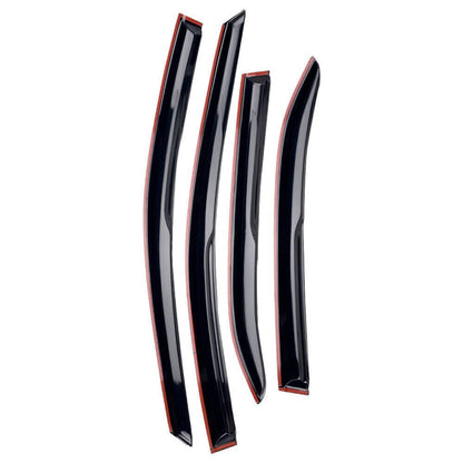Solidspare New For 18-24 8th Gen Toyota Camry JDM 3D Mugen Style Window Visors Rain Guards