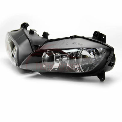 Solidspare Headlight Assembly w/ Upper Stay Fairing Bracket For Yamaha YZF R1 2004 2005 06
