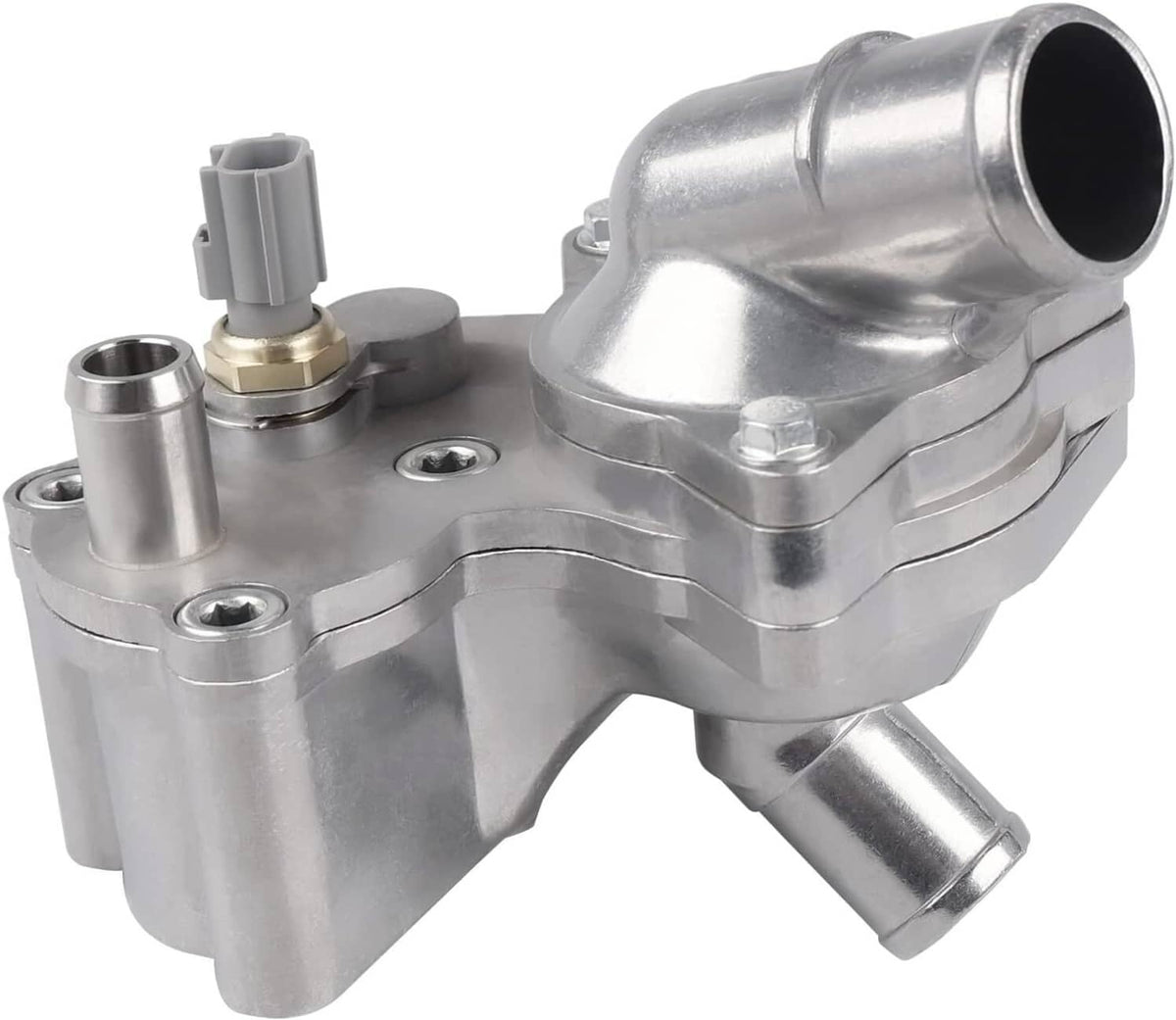 Solidspare Aluminum Alloy Thermostat Housing for 2005-2010 Ford Mustang 4.0L 5R3Z8592BA New