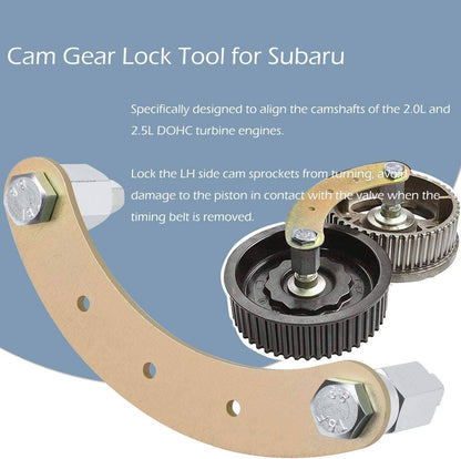 Solid Spare Intake/Exhaust Cam Sprocket Crank Pulley Gear Lock Tool Screw Kit For Subaru STD