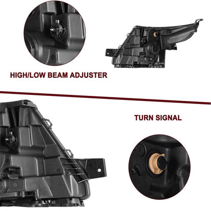 Solidspare Passenger Side For 2011-2015 Ford Explorer Headlight Factory Halogen Headlamp