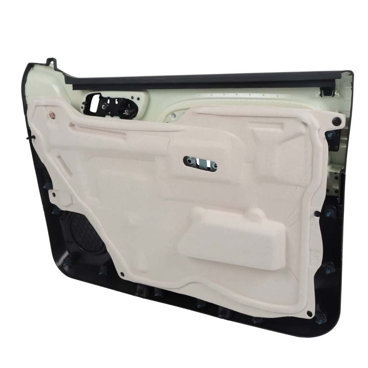 Solidspare Interior Front Door Trim Panel Driver Side 84127285 For GM Ebony 2010-2014 Black