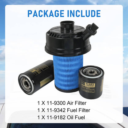 Solidspare Filter Kit For Thermo King SB190 SB210 SB230 SB300 SB330 11-9182 11-9300 11-9342