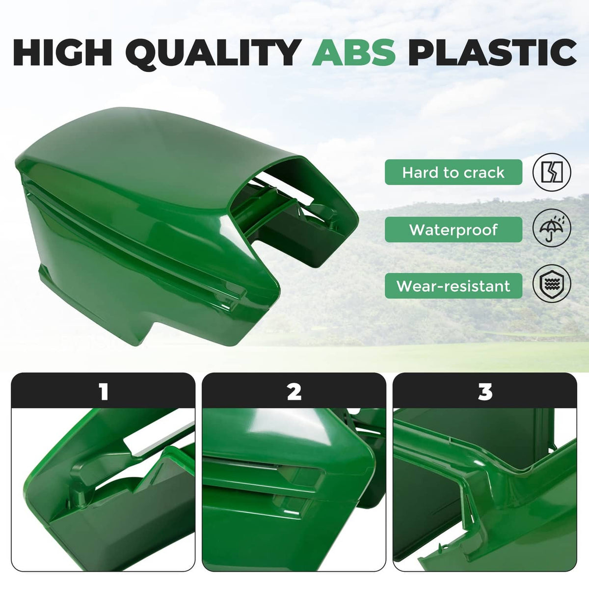Solidspare Lower Upper Hood Replaces AM132688 AM132529 For John Deere 325 335 GT225 GT235