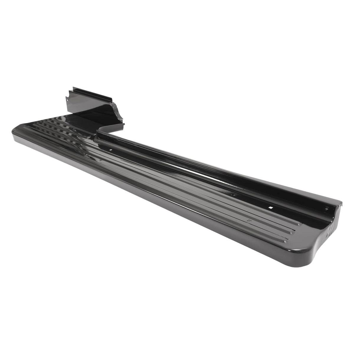 Solid Spare Black Steel Running Boards For 1953-1956 Ford F-100 F100 Pickup Truck Short Bed