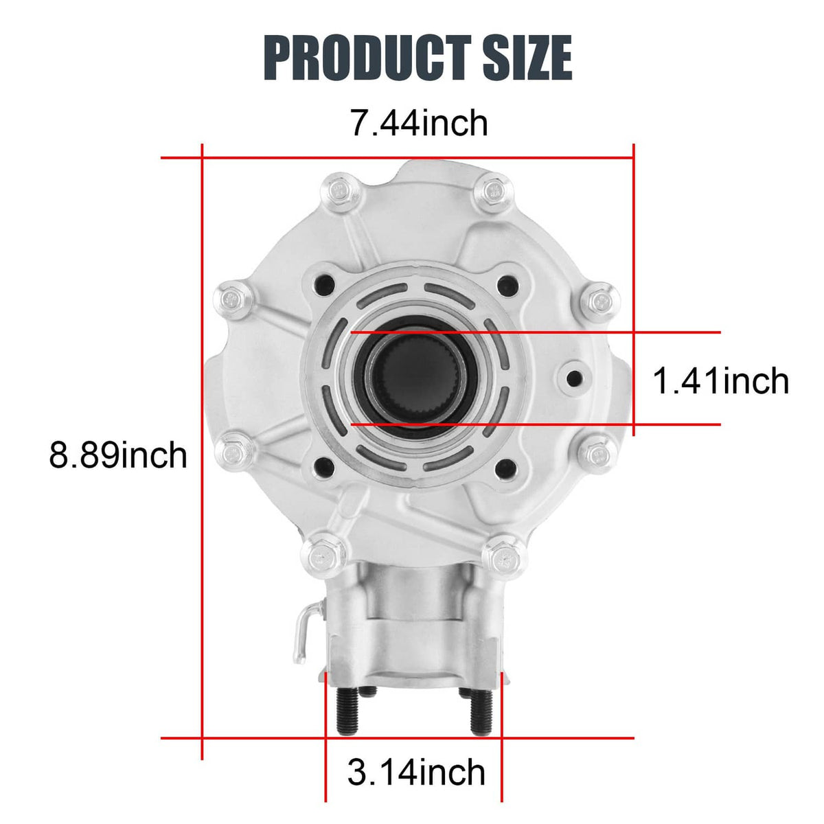 Solidspare 41300-HM5-A10 Rear Differential For 1988-2000 Honda TRX300 Fourtrax 2X4 & 4X4