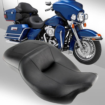 Solidspare Rider & Driver Passenger Seat 2Up For 2008-Up Harley Electra Glide Ultra Limited