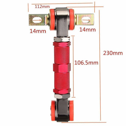 Solidspare New Front Upper Control Arms & Rear Camber Adjustable For 1996-00 Honda Civic EK