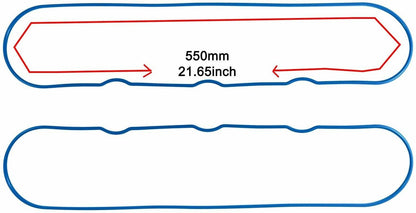 Solid Spare Valve Cover Gasket Set w/ Grommet for Chevy GM Isuzu 4.8L 5.3L 6.0L 6.2L 7.0L V8