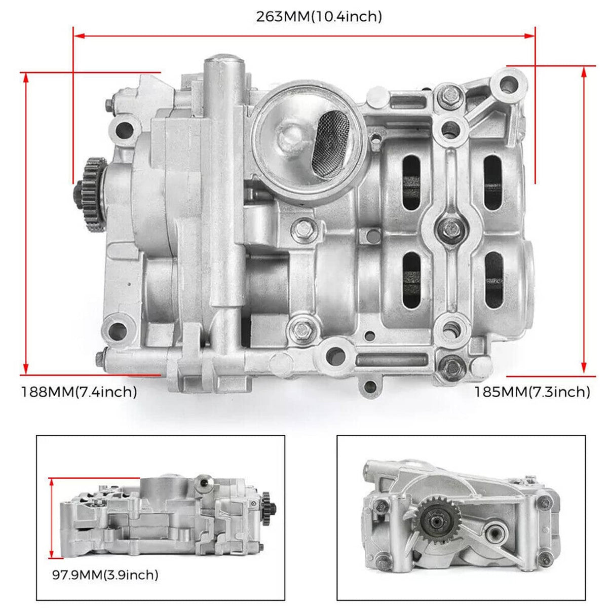 Solidspare Shaft Balance Oil Pump Oem 233002G520 For 2012-2015 Kia Optima Sorento 2.4L