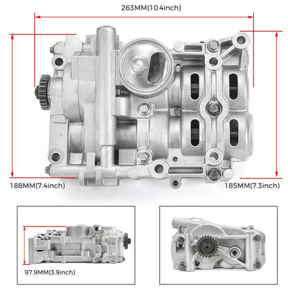Solidspare Shaft Balance Oil Pump Oem 233002G520 For 2012-2015 Kia Optima Sorento 2.4L