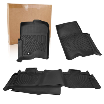Solidspare Floor Mats Liners For Ford F150 F-150 Super Crew Cab 2004 2005 2006 2007 2008