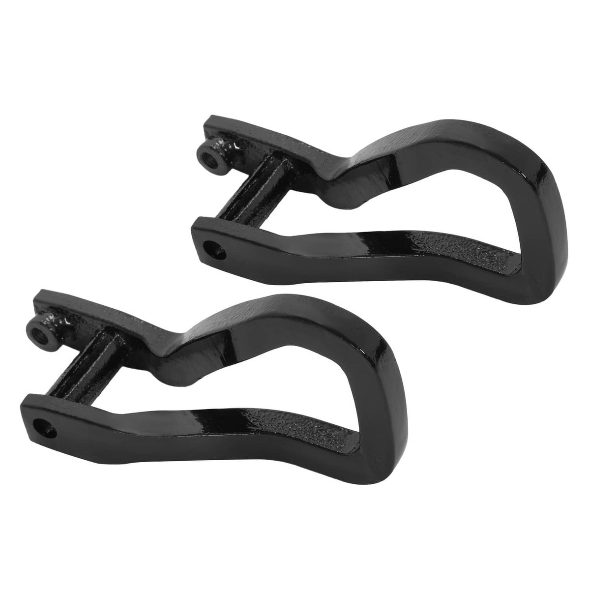 Solid Spare Heavy Duty Front Car Tow Hooks w/ Bolts For GMC Sierra 1500 2019-2026 Black