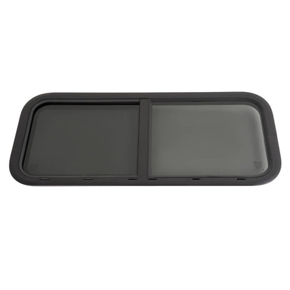 Solidspare 36" W x 15" H Horizontal Slider RV Window For Cargo Trailer W/ Screen Trim Ring
