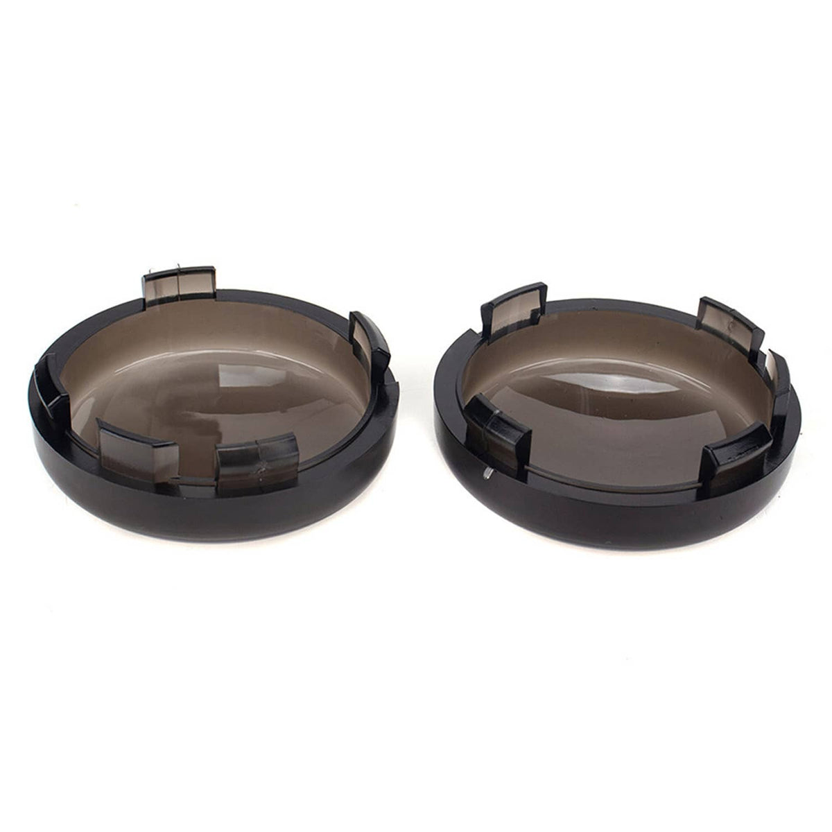 Solidspare 4PCS For Harley Heritage Softail Touring Turn Signal Light Lamp Cover Smoke Lens