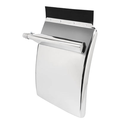 Solid Spare 34"x24" stainless steel quarter fender kit pair universal truck w/ Support Tube