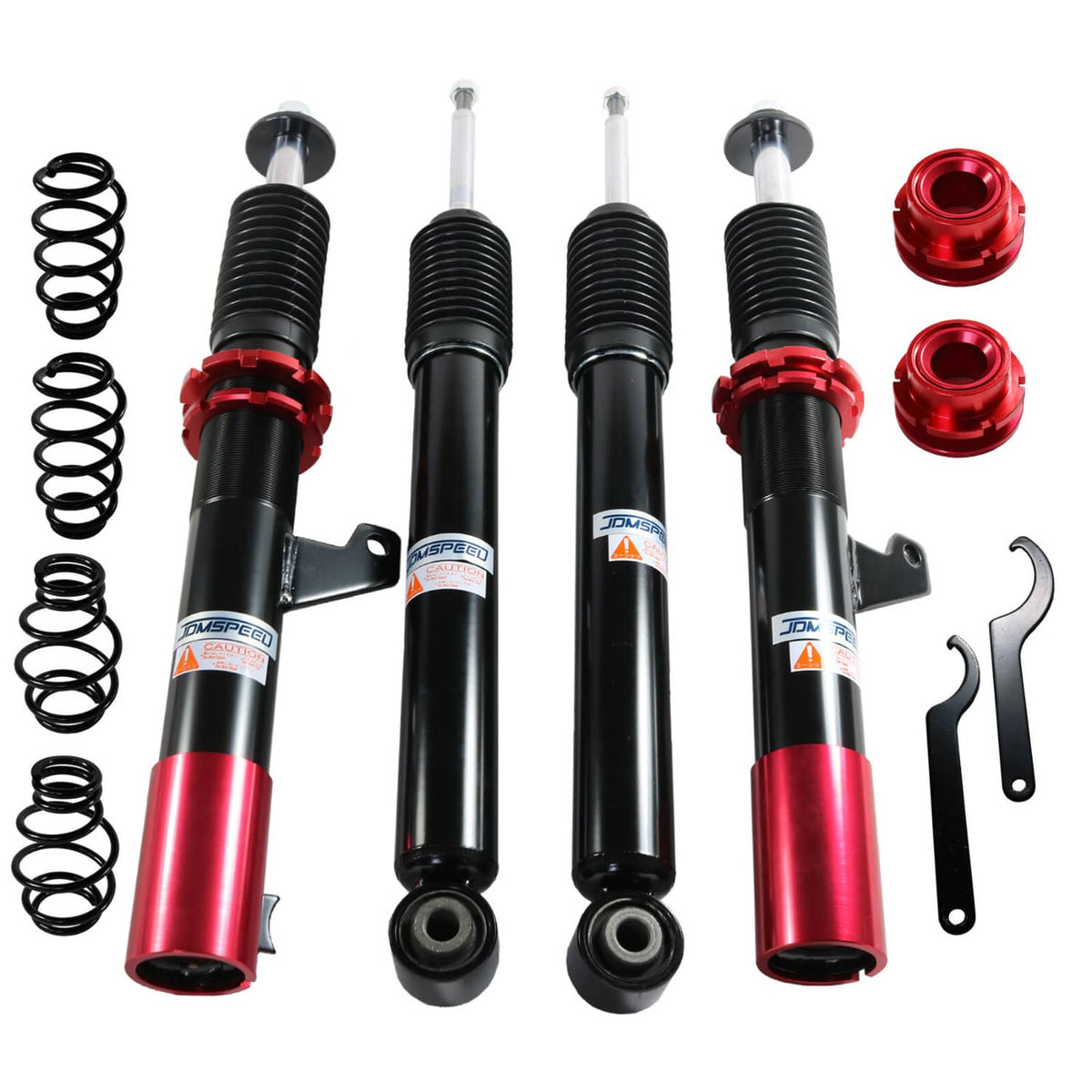 Solidspare Coilover Struts FOR VW MK5 MK6 GOLF/JETTA 06-14 Suspension Spring KIT Adj Height