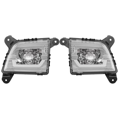 Solid Spare For 2019 2020 2021 2022 Chevy Silverado 1500 2500HD 3500HD LED Fog Lights Lamps