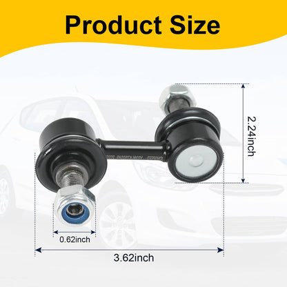 Solidspare 2pcs Front Sway Bar End Links Set Fit For 2002-2016 Subaru Impreza Sedan