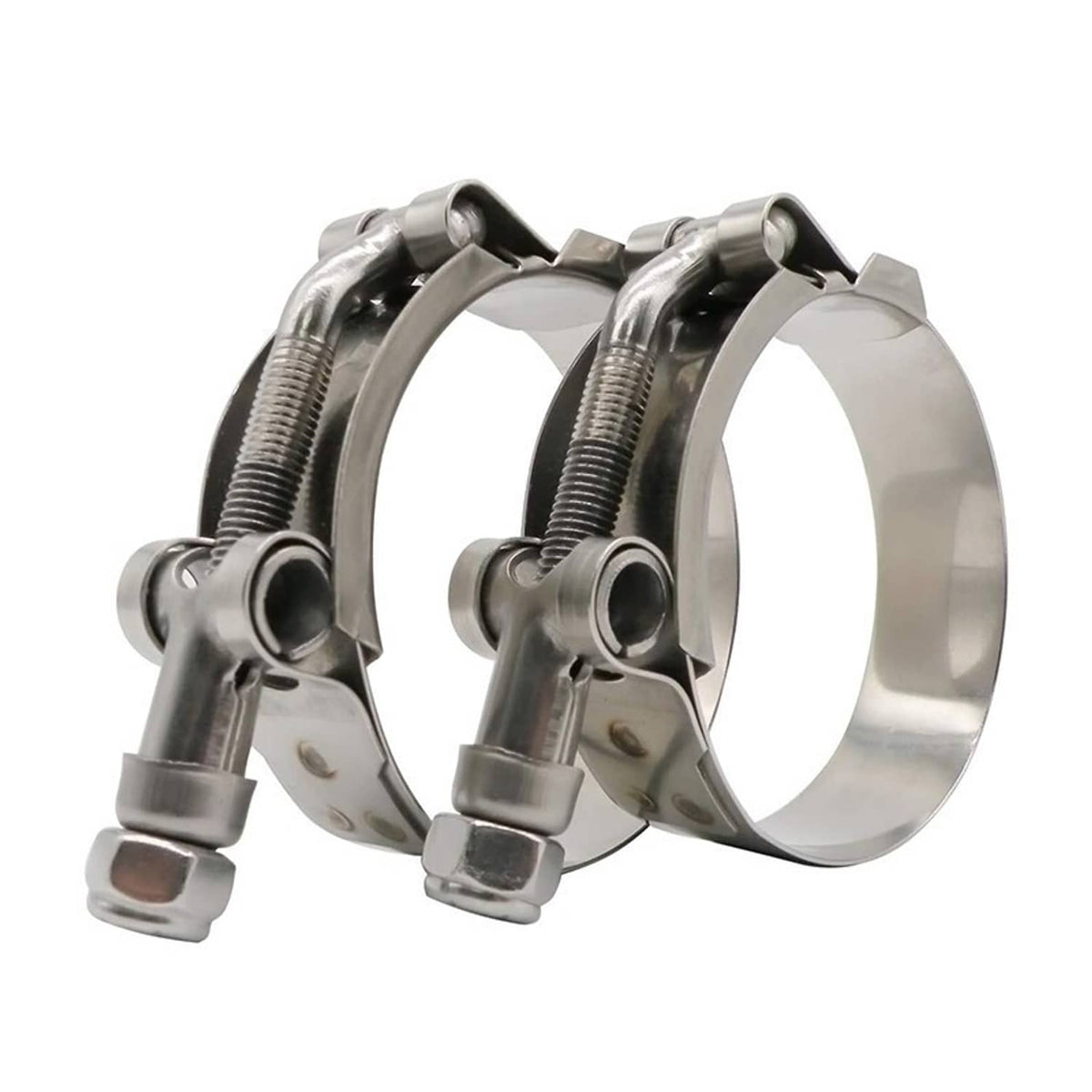 Solidspare 2PCS 3" Inch T-bolt Clamp Silicone Stainless Steel Hose Turbo Intake Intercooler