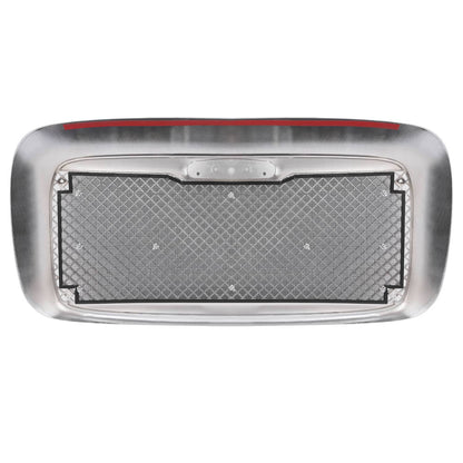 Solid Spare Fits 00-12 Freightliner Columbia Front Grille W/BUG Screen Chrome Mesh Style