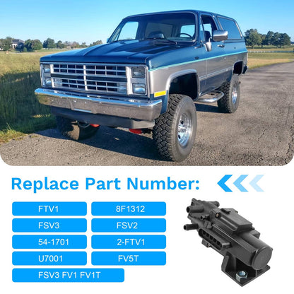 Solidspare Fuel Gas Dual Tank Selector Valve 6 Port For Ford Chevy GMC Pickup U7001 Dodge