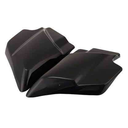 Solidspare 2X Side Cover Panels Fit For Harley Electra Road Street Glide 2009-2024 Black
