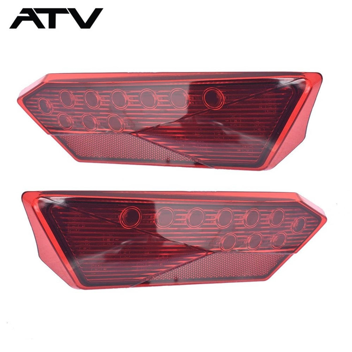 Solidspare Pair Red LED Tail lights For Polaris RZR RZR 4 900/ 900 /XP /XP 1000 / XP 4 1000