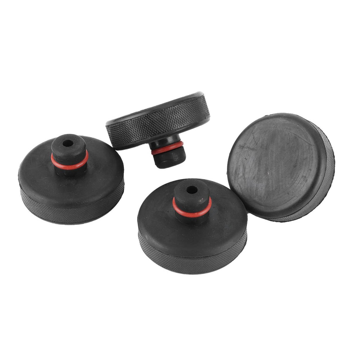 Solidspare 4Pcs Rubber Jack Lift Pad Adapter Tool Black Fit For Tesla Model 3/Y/S/X New