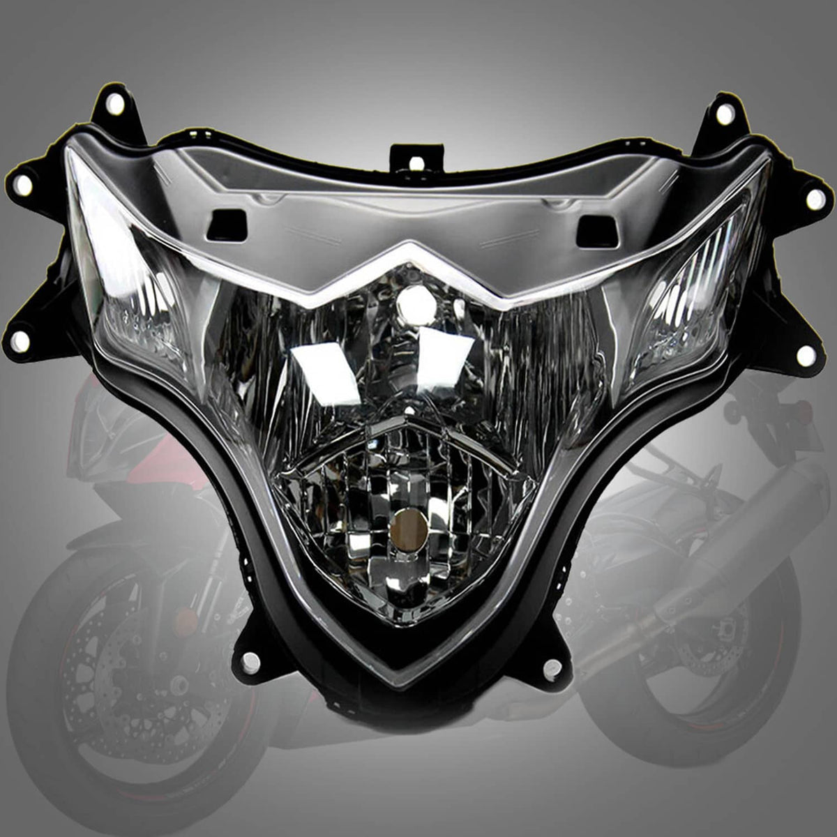 Solidspare Headlight Headlamp Assembly For Suzuki GSXR1000 2009 10 11 12 13 14 2015 2016 K9
