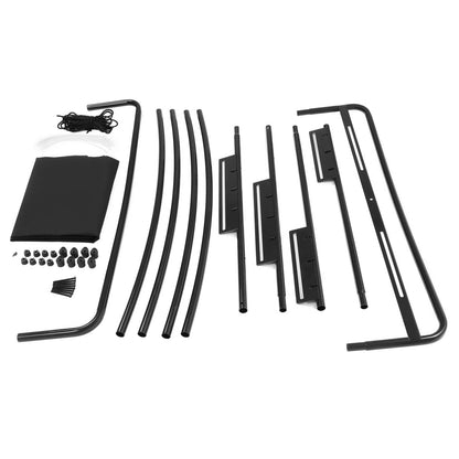 Solidspare 85" Golf Cart Roof Top Kit Sun Top For Club Car Precedent Tempo Onward 4-Seat