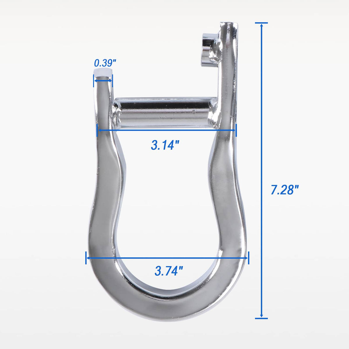 Solidspare Chrome Tow Hooks Kit For GM Chevrolet Silverado Sierra 1500 2007-2019 84072462
