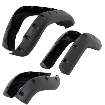Solidspare Front Rear Fender Flares Kits For 1984-2001 Jeep Cherokee XJ(4DR) Sport Utility