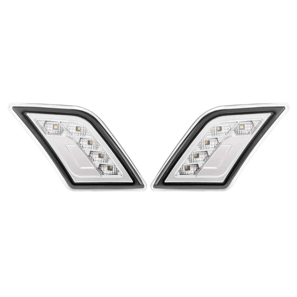 Solid Spare LED Bumper Side Marker Lights For Mercedes-Benz C300/C350/C63 AMG 4-Door 08-11