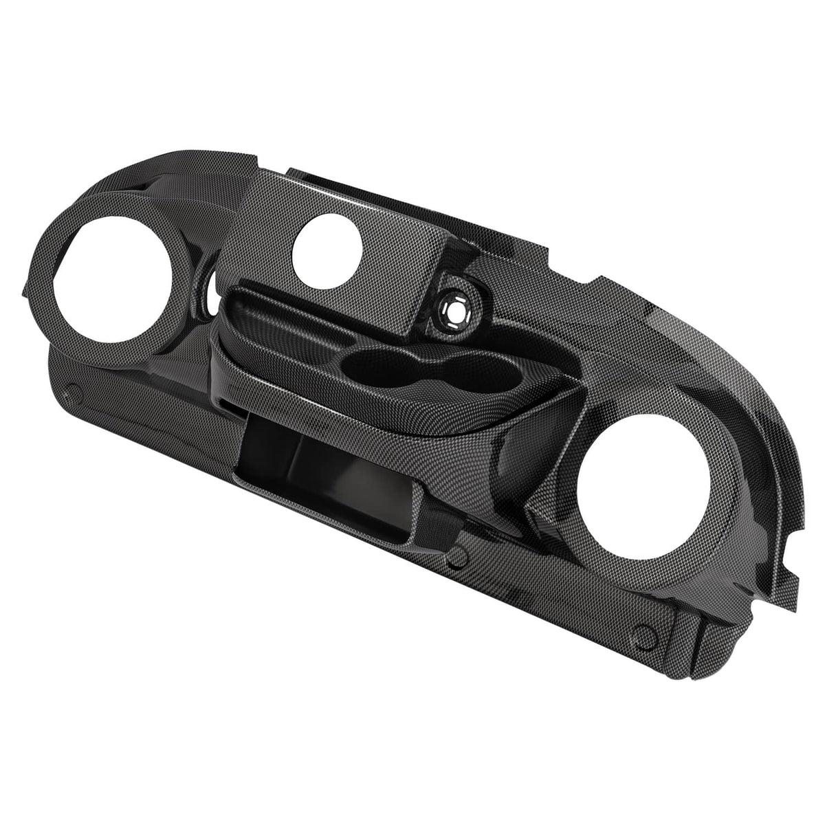 Solidspare Carbon Fiber Style Golf Cart Dashboard Cover For Club Car Precedent Radio Dash