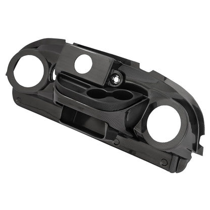 Solidspare Carbon Fiber Style Golf Cart Dashboard Cover For Club Car Precedent Radio Dash