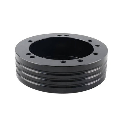 Solidspare For GM Chevy 5 & 6 Hole Steering Wheel Hub Adapter Flaming River Ididit BlacK