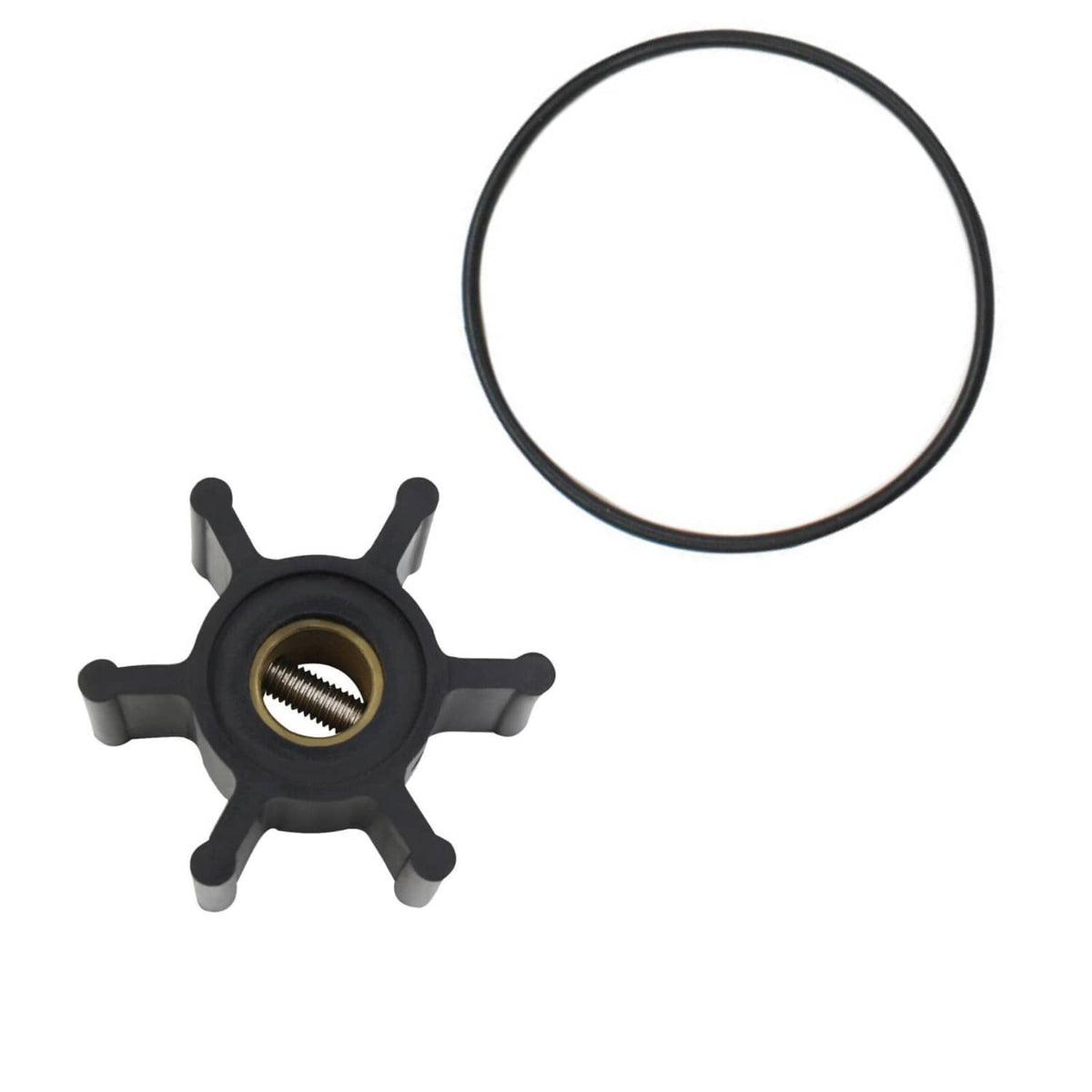 Solid Spare Impeller Kit for Yanmar 128990-42200 X08810B 2GM20 3GM30 3YM20 Jabsco 653-0001