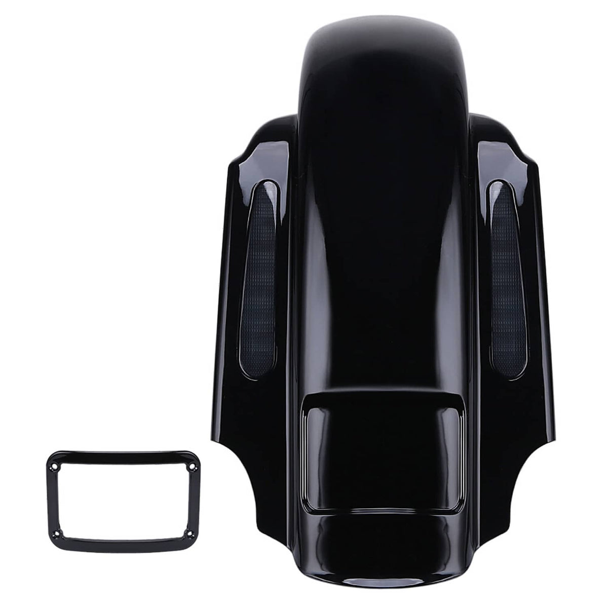 Solidspare 4" Rear Fender LED System For Harley Touring Road Glide 1993-2008 Vivid Black