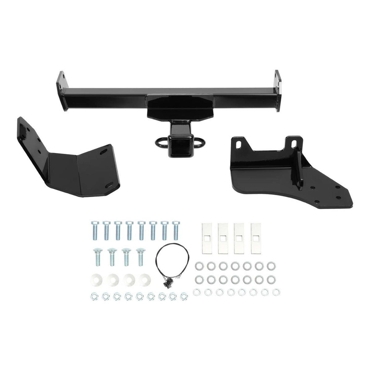 Solid Spare Class 3 Trailer Hitch Receiver 2" For Nissan Kicks 2018-2024 Black Powder Coated