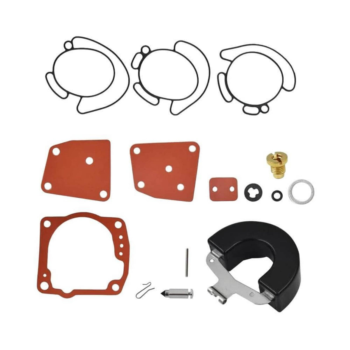 Solid Spare For Johnson Evinrude 18-7247 438996 V4, V6 150 HP 1998-2002 Carburetor Kits