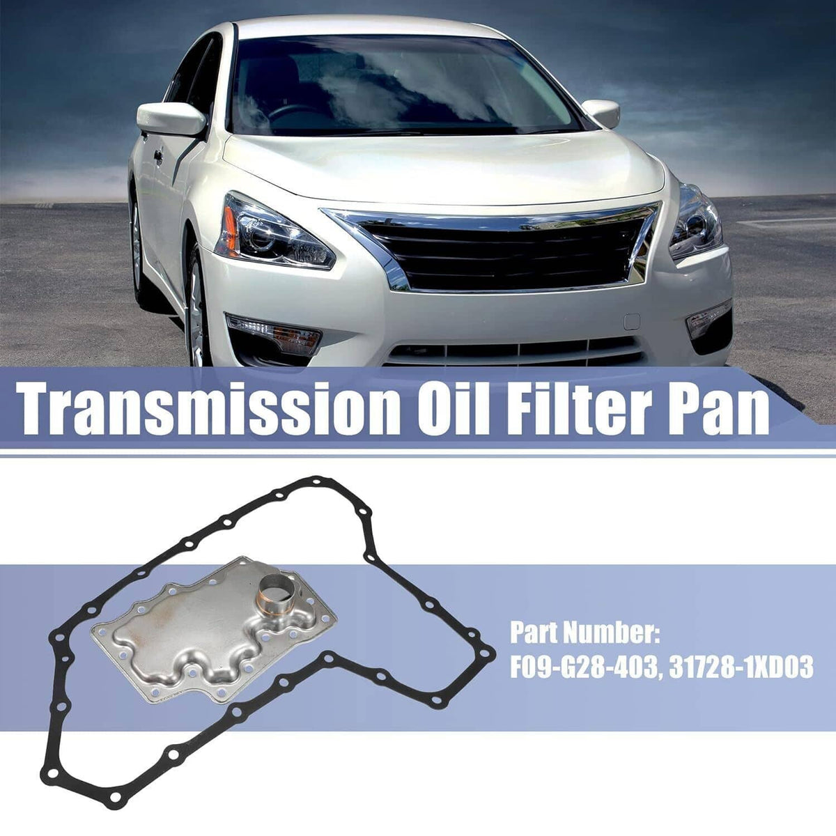 Solidspare New Auto Transmission Filter & Gasket Kit For Nissan Altima Maxima Quest Murano
