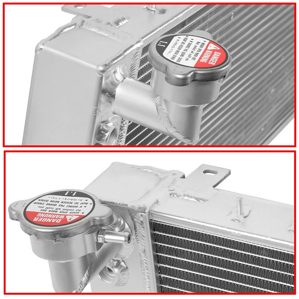 Solidspare New 3 Row Core Aluminum Radiator For 91-01 Jeep Cherokee XJ Comanche 2.5L 4.0L