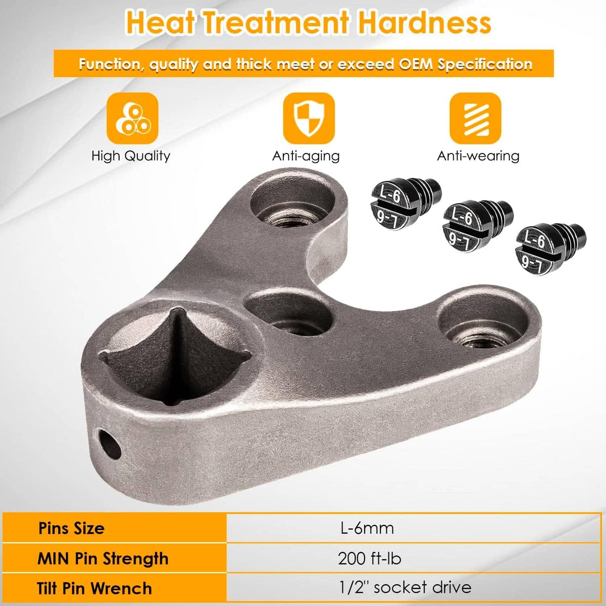 Solidspare Outboard Trim/Tilt Pin Wrench MT0009-35mm x 6mm for Showa Yamaha Suzuki Honda
