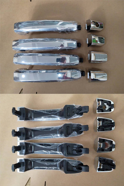 Solidspare 4Pcs Chrome Exterior Door Handle For 2014-2017 Chevrolet Silverado 1500 22923598