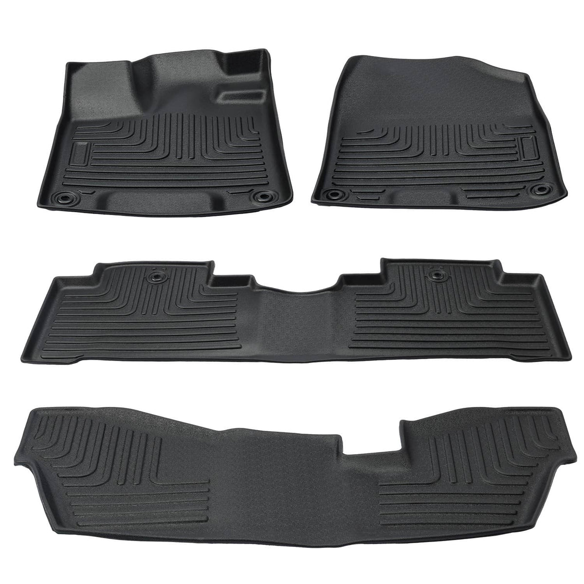 Solidspare Floor Mats 3 Rows Liner Carpets For 2014-2020 Acura MDX TPE Rubber All Weather