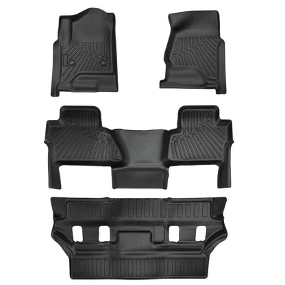 Solidspare Floor Mats for Chevy Tahoe & GMC Yukon (Not XL) 2015 2016 2017 2018 2019 2020